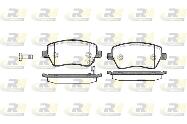 set placute frana,frana disc - ROADHOUSE