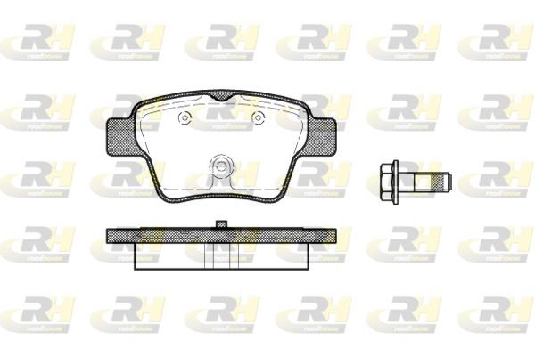set placute frana,frana disc - ROADHOUSE