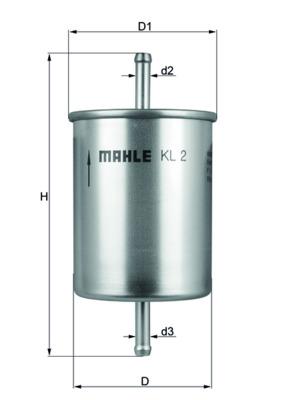 filtru combustibil - KNECHT