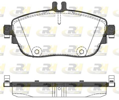 set placute frana,frana disc - ROADHOUSE