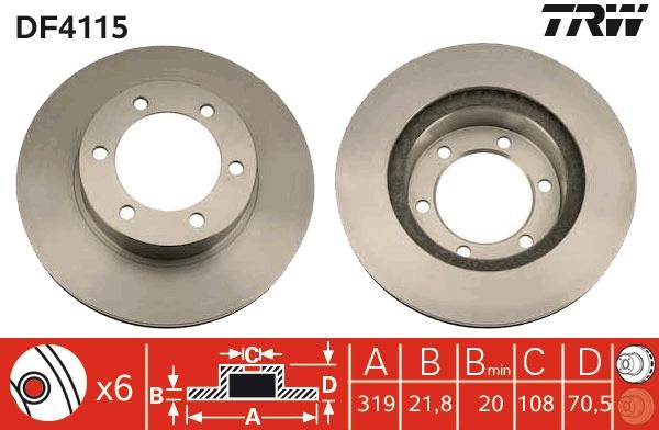 Disc frana - TRW