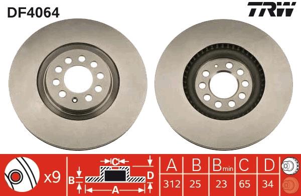 Disc frana - TRW
