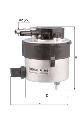 filtru combustibil - KNECHT