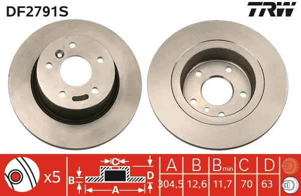 Disc frana - TRW