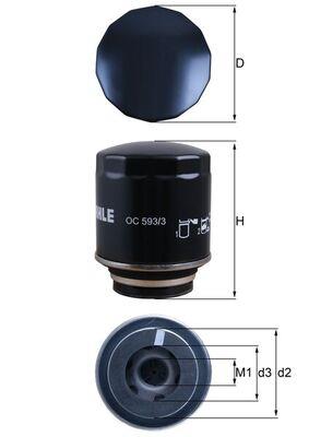 Filtru ulei - KNECHT