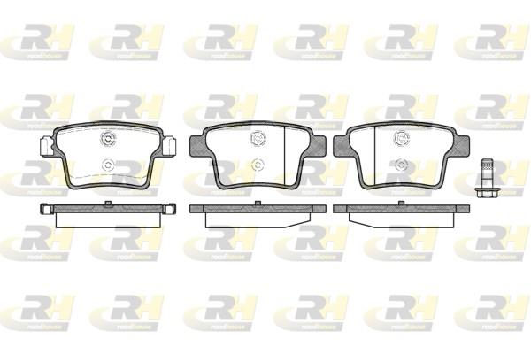 set placute frana,frana disc - ROADHOUSE