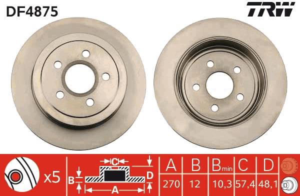 Disc frana - TRW