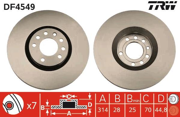 Disc frana - TRW
