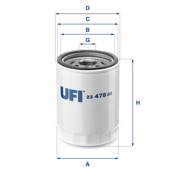Filtru ulei - UFI
