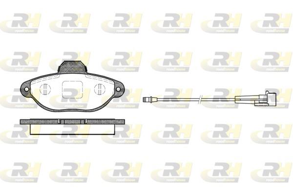 set placute frana,frana disc - ROADHOUSE