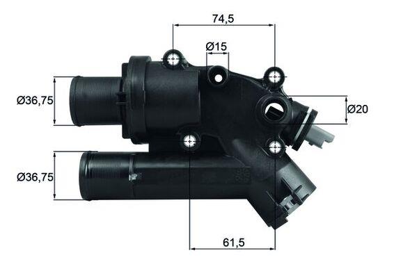 termostat,lichid racire - BEHR
