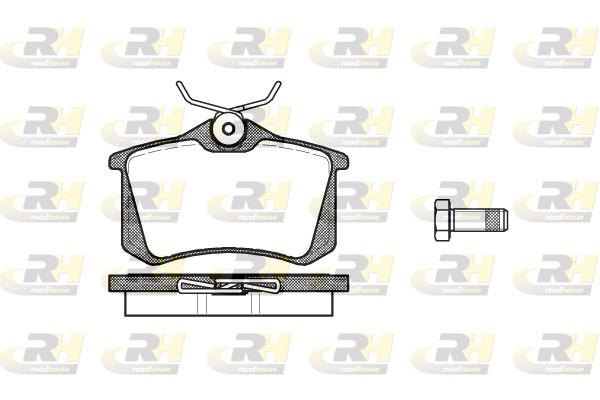 set placute frana,frana disc - ROADHOUSE