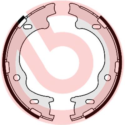 Set saboti frana, frana de mana - BREMBO