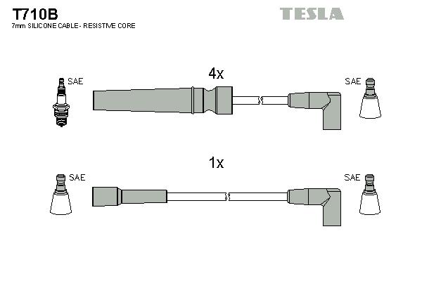 Set cablaj aprinder - TESLA
