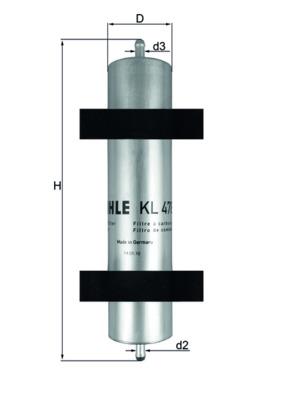 filtru combustibil - KNECHT