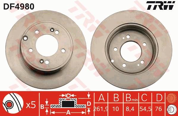 Disc frana - TRW