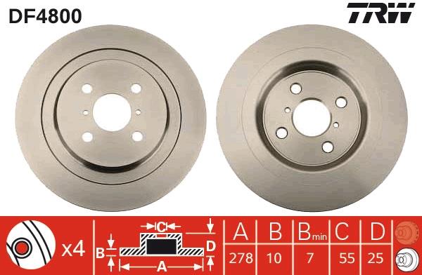 Disc frana - TRW