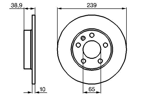 Disc frana - BOSCH