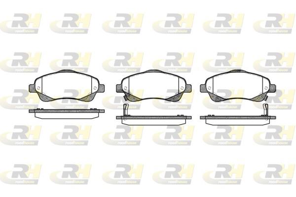 set placute frana,frana disc - ROADHOUSE