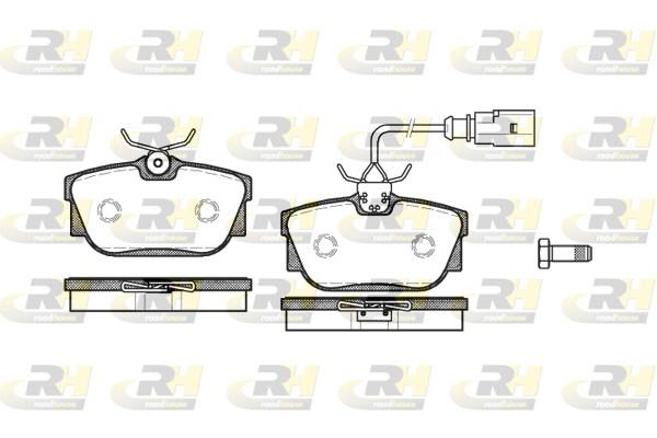 set placute frana,frana disc - ROADHOUSE