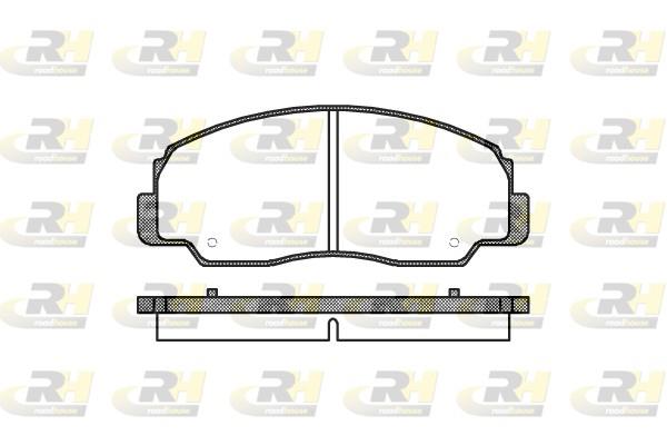 set placute frana,frana disc - ROADHOUSE