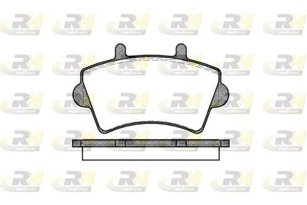 set placute frana,frana disc - ROADHOUSE
