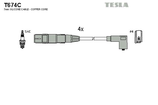 Set cablaj aprinder - TESLA