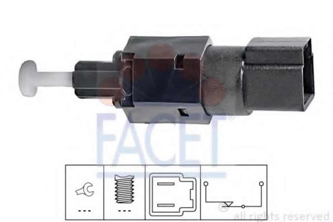 Comutator lumini frana