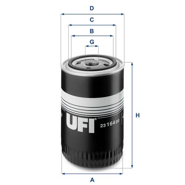 Filtru ulei - UFI