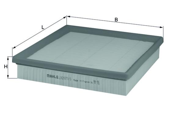 Filtru aer - MAHLE ORIGINAL
