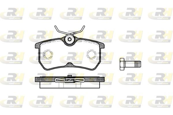 set placute frana,frana disc - ROADHOUSE