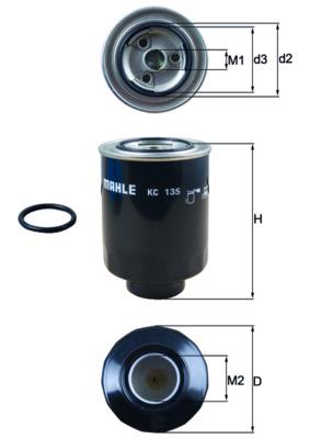 filtru combustibil - KNECHT