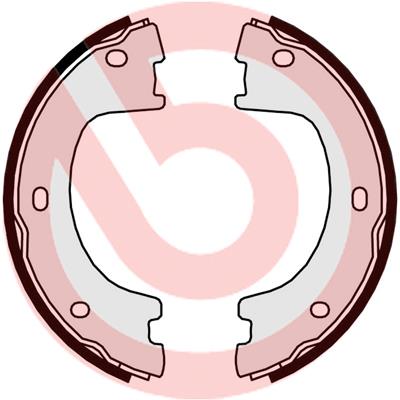 Set saboti frana, frana de mana - BREMBO