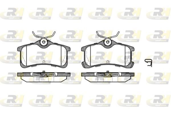 set placute frana,frana disc - ROADHOUSE