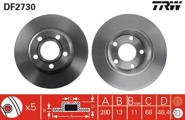 Disc frana - TRW