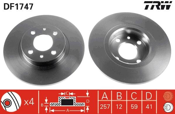 Disc frana - TRW