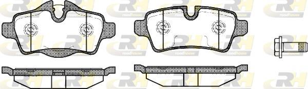 set placute frana,frana disc - ROADHOUSE
