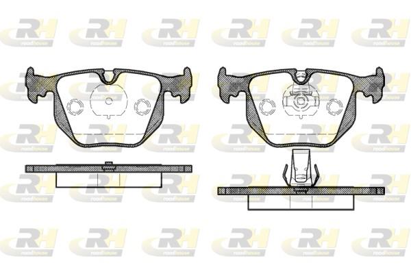 set placute frana,frana disc - ROADHOUSE