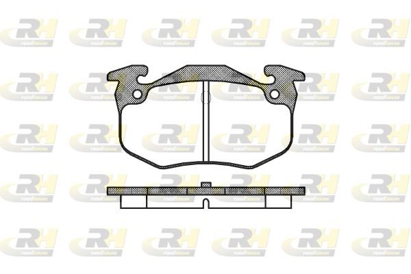 set placute frana,frana disc - ROADHOUSE