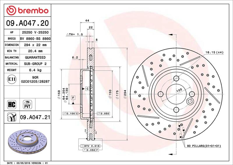 Disc frana - BREMBO