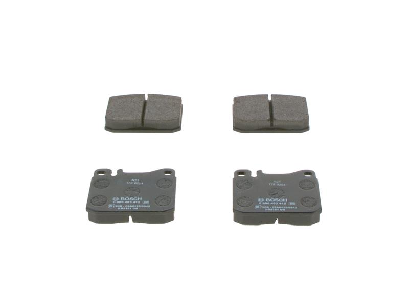 set placute frana,frana disc - BOSCH