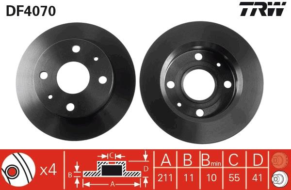 Disc frana - TRW