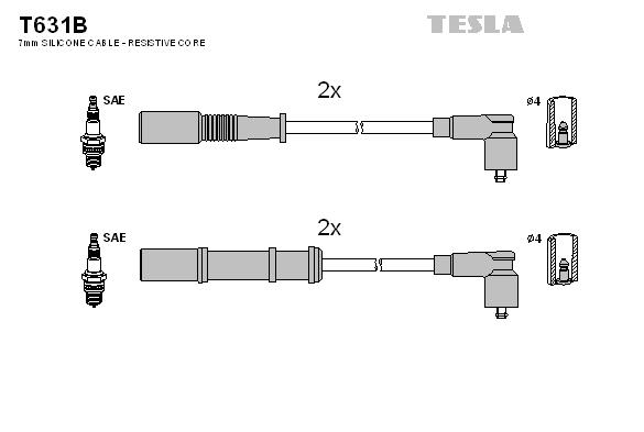 Set cablaj aprinder - TESLA