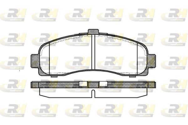 set placute frana,frana disc - ROADHOUSE