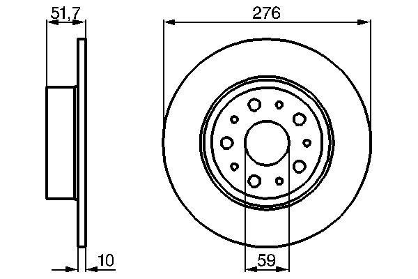 Disc frana - BOSCH
