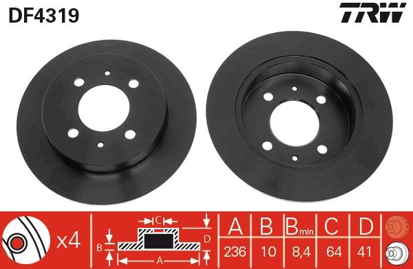 Disc frana - TRW