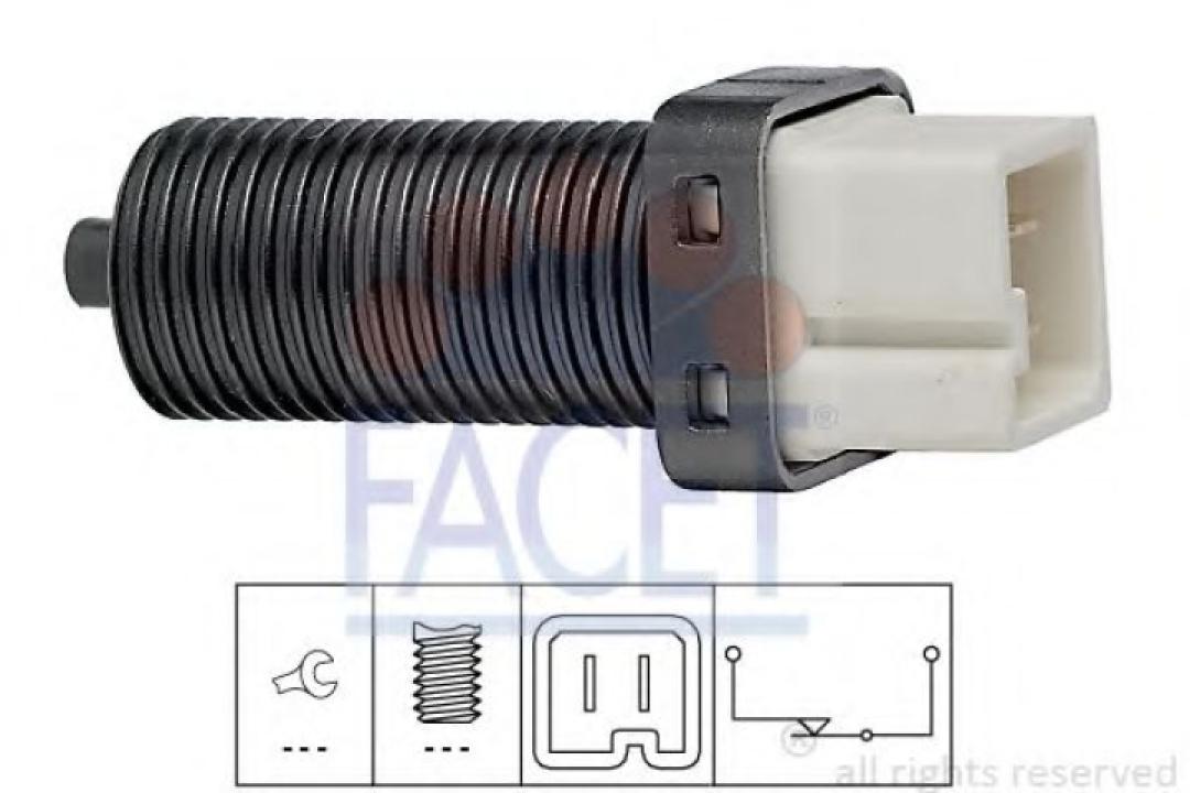 Comutator lumini frana