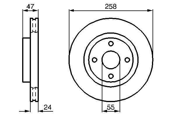 Disc frana - BOSCH