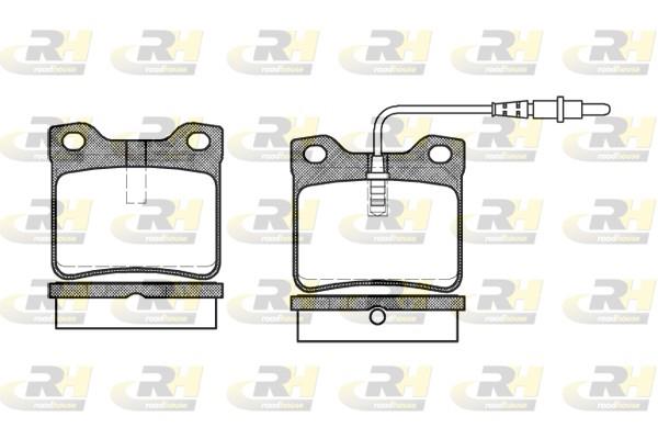 set placute frana,frana disc - ROADHOUSE