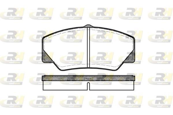 set placute frana,frana disc - ROADHOUSE